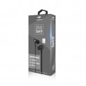 FONE DE OUVIDO SPIRIT CABO FLAT PRETO EP-05BK C3 TECH
